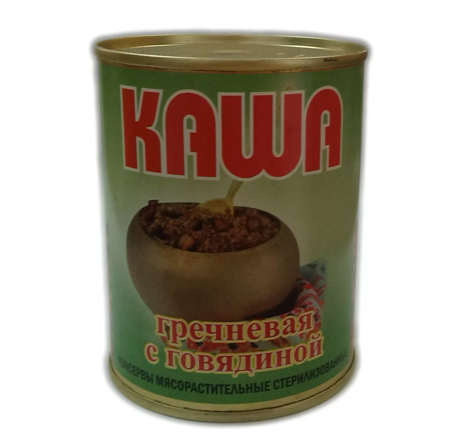 Каша гречневая с говядиной гост 340г.