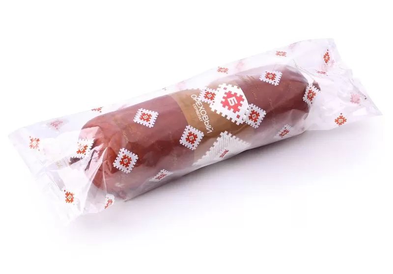 Колбаса варено-копченая салями «Ореховый сервелат» флоупак