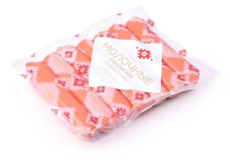 Сосиски «Молочные» в вакууме 0.37кг