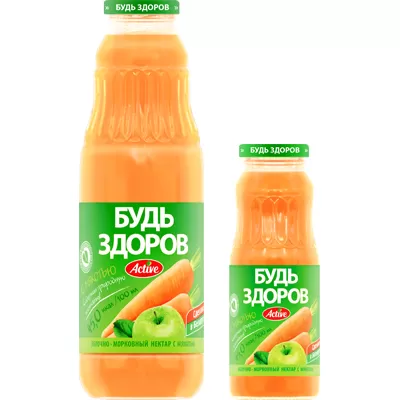 Нектар яблочно-морковный «Будь здоров»