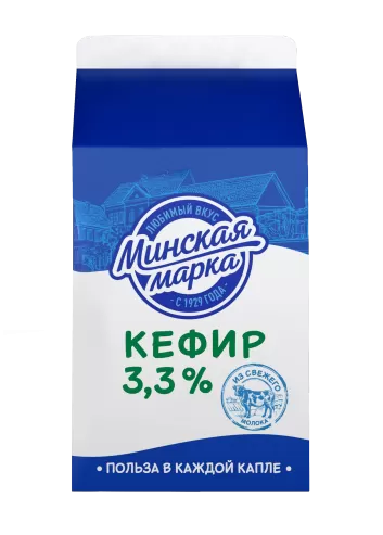 Кефир 3,3% 0,5 л "Минская марка"