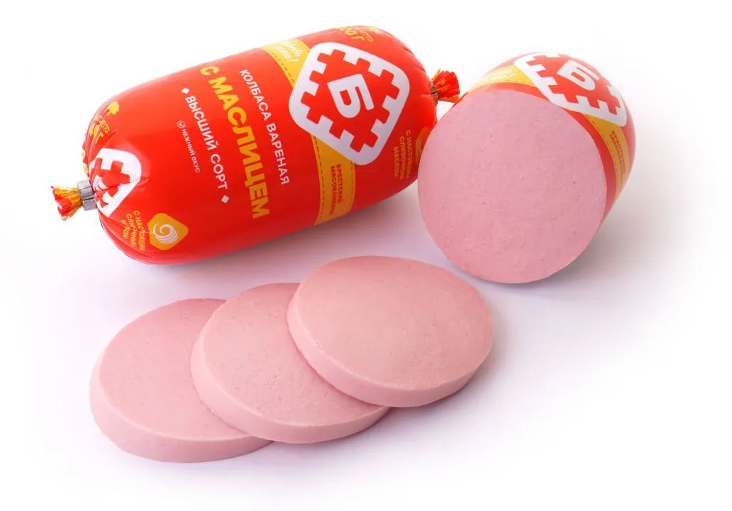 Колбаса варёная «С маслицем» 400 грамм