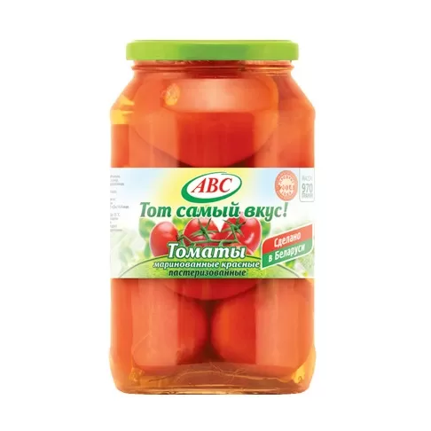 Томаты маринованные красные «АВС»