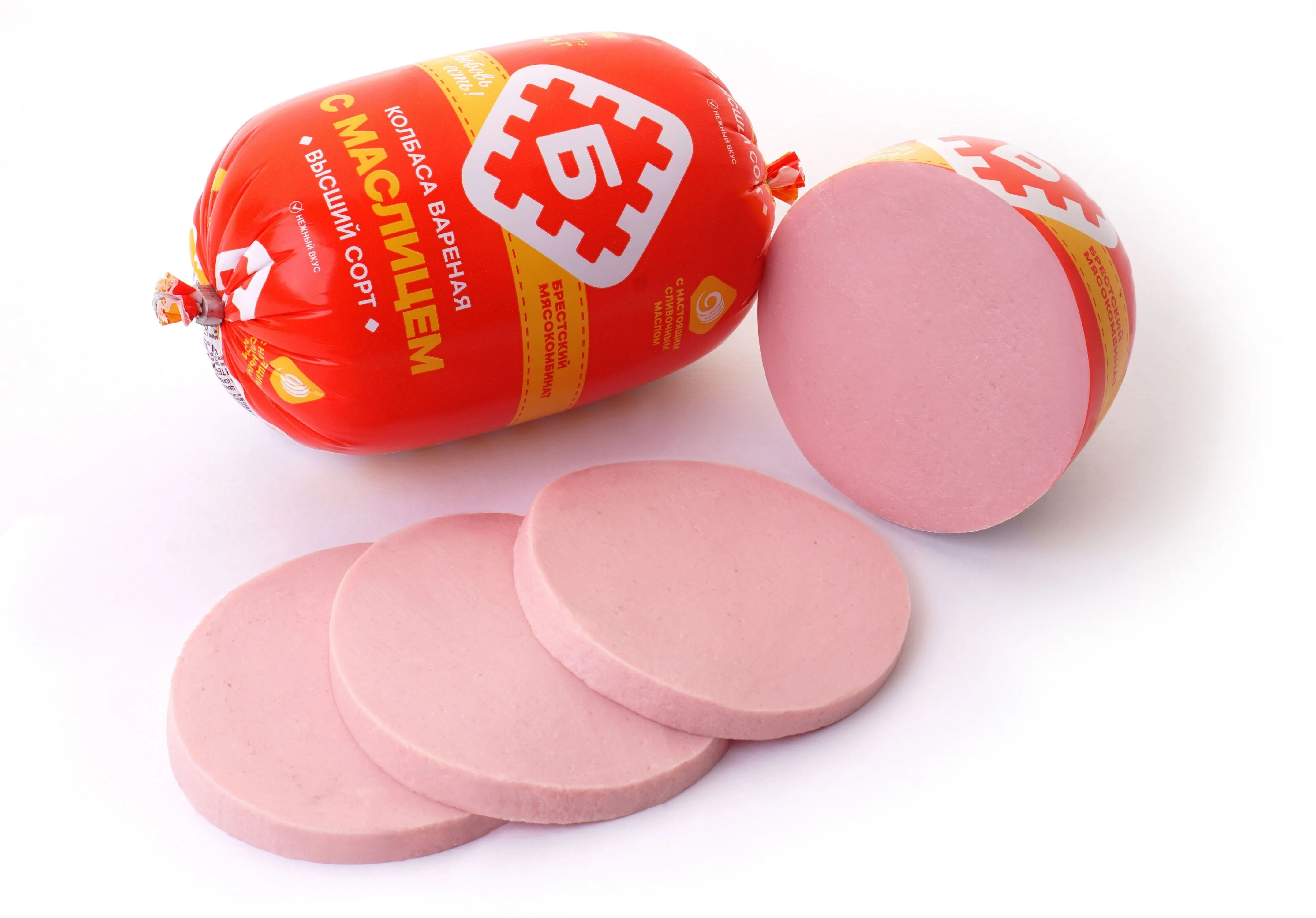 Колбаса варёная «С маслицем» 650 грамм