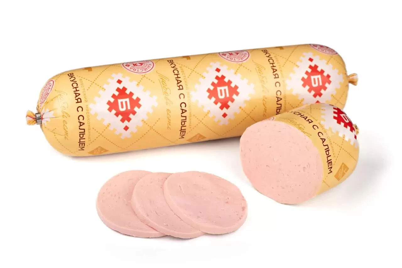 Колбаса вареная "Вкусная с сальцем"