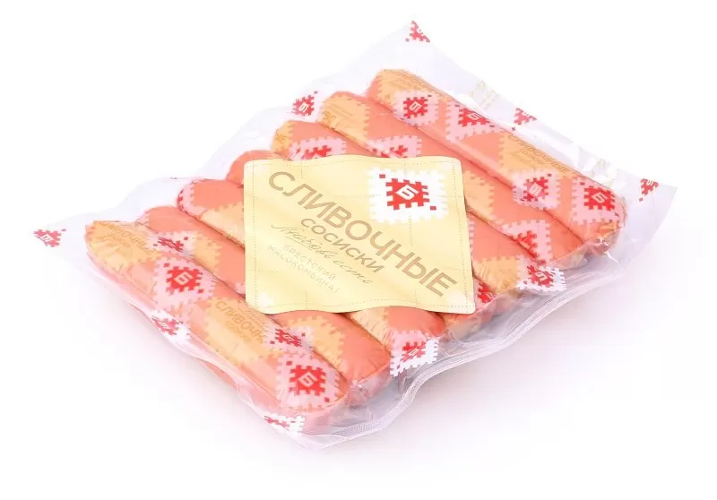 Сосиски «Сливочные» в вакууме 0.37кг