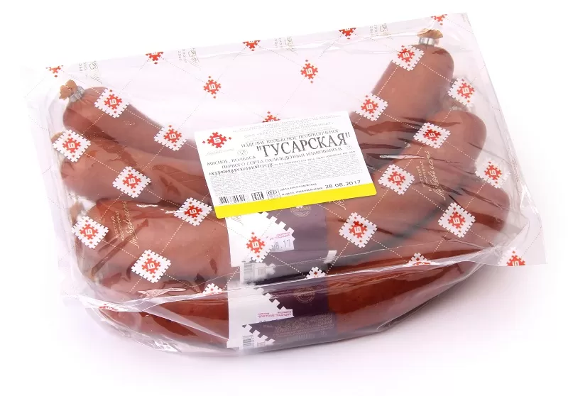 Колбаса п/к Гусарская 1с газ