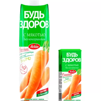 Нектар морковный с мякотью «Будь Здоров»