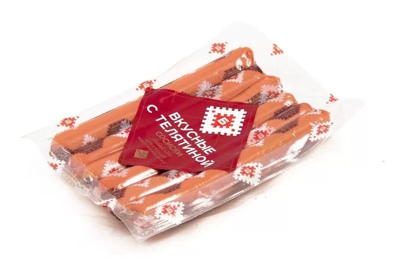 Сосиски «Вкусные с телятиной» 280 гр.