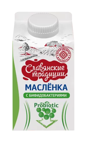 Напиток кисломолочный "Маслёнка" на основе пахты с бифидобактериями 1,5% 0,5 кг