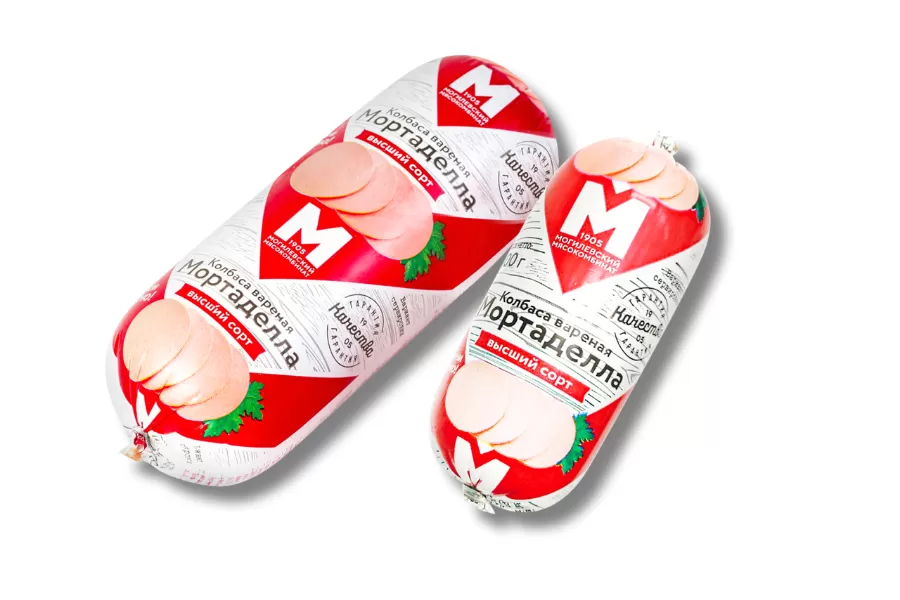 Колбаса вареная "Мортаделла" 